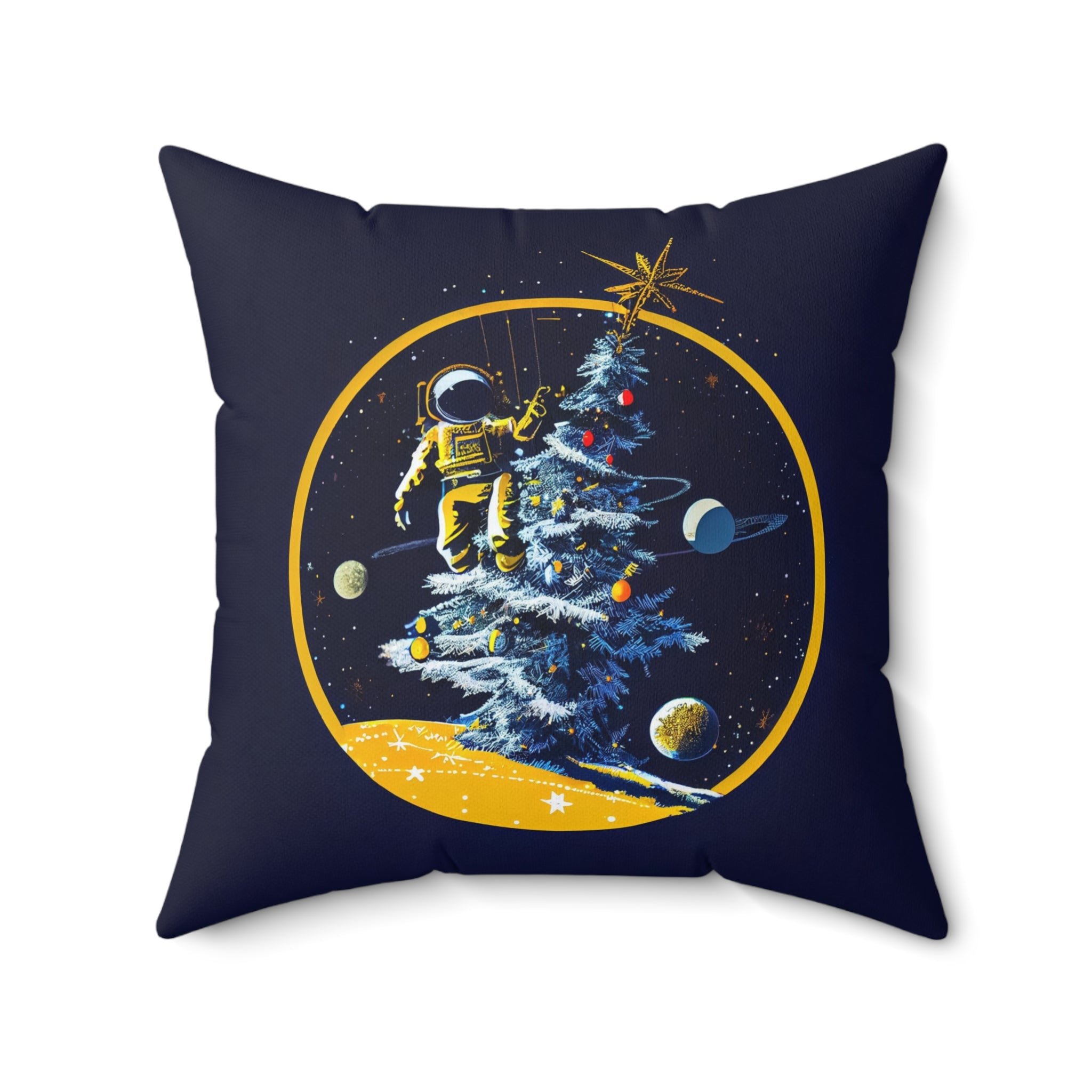 Deep Space Holiday Pillow Cover